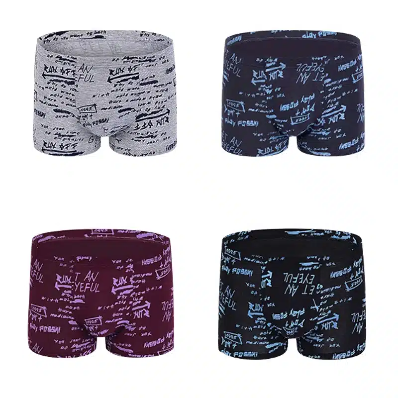 Sexy Men Boxer Soft Breathable Underwear Male Comfortable Solid Panties Underpants Cueca Boxershorts Homme For Men QS 33