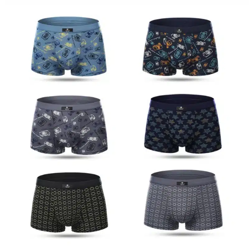 Sexy Men Boxer Soft Breathable Underwear Male Comfortable Solid Panties Underpants Cueca Boxershorts Homme For Men QS 35