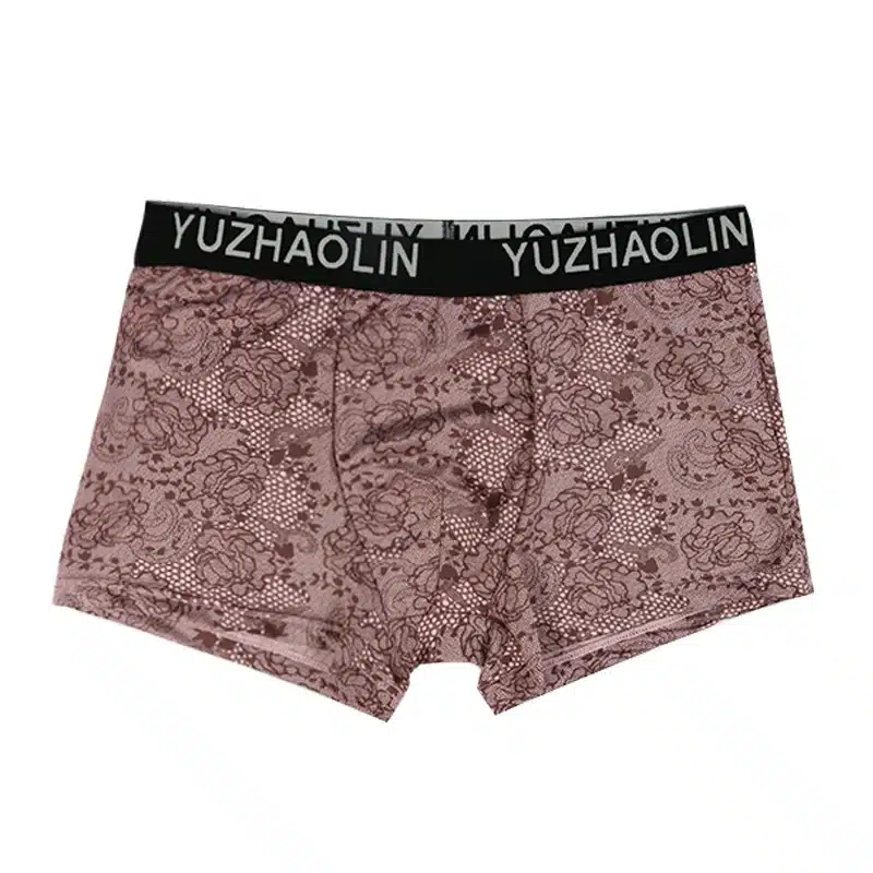 Sexy Men Boxer Soft Breathable Underwear Male Comfortable Solid Panties Underpants Cueca Boxershorts Homme For Men QS 36