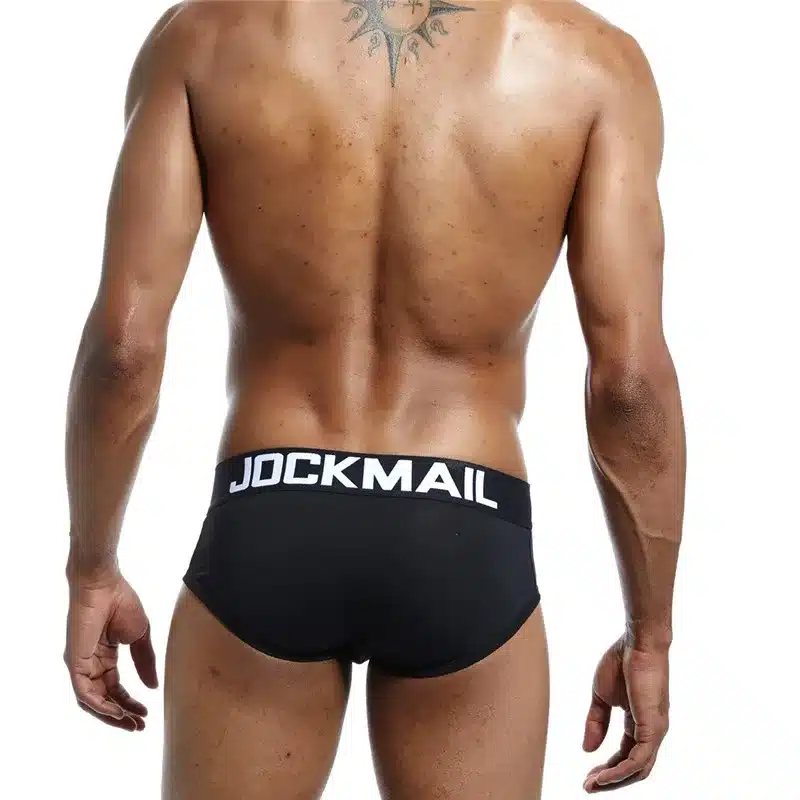 JOCKMAIL Brand Mens Underwear briefs Sexy cuecas calzoncillos hombre slip Gay Sleepwear Breathable Cotton Male Panties shorts 19