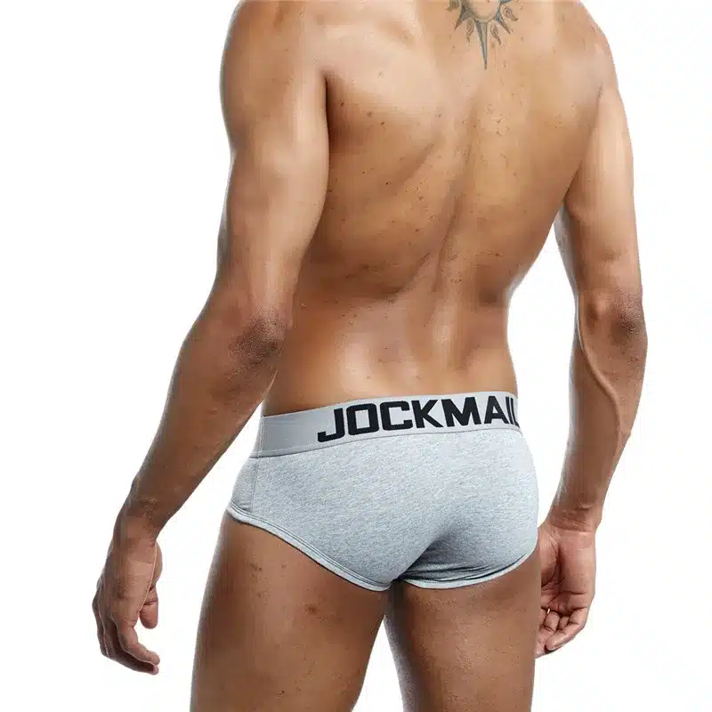JOCKMAIL Brand Mens Underwear briefs Sexy cuecas calzoncillos hombre slip Gay Sleepwear Breathable Cotton Male Panties shorts 34