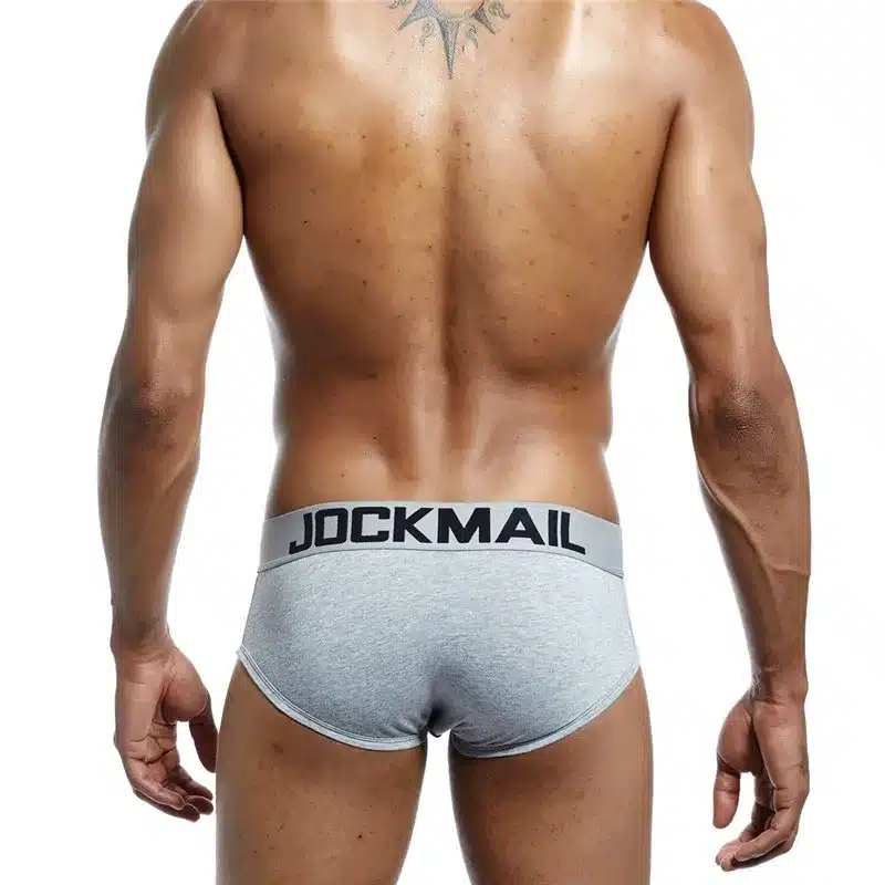 JOCKMAIL Brand Mens Underwear briefs Sexy cuecas calzoncillos hombre slip Gay Sleepwear Breathable Cotton Male Panties shorts 35