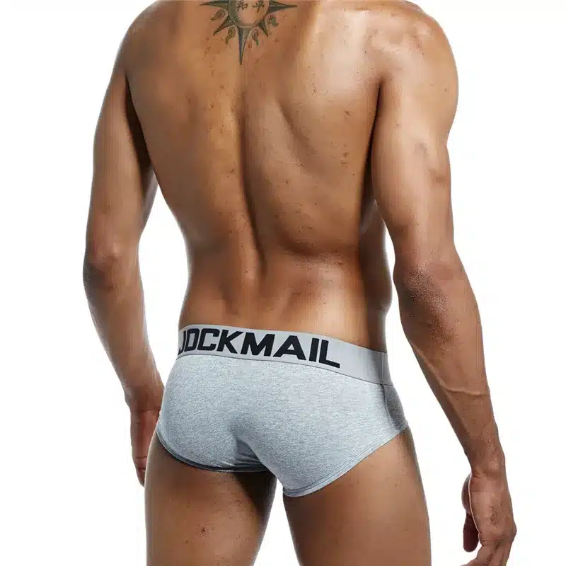 JOCKMAIL Brand Mens Underwear briefs Sexy cuecas calzoncillos hombre slip Gay Sleepwear Breathable Cotton Male Panties shorts 36