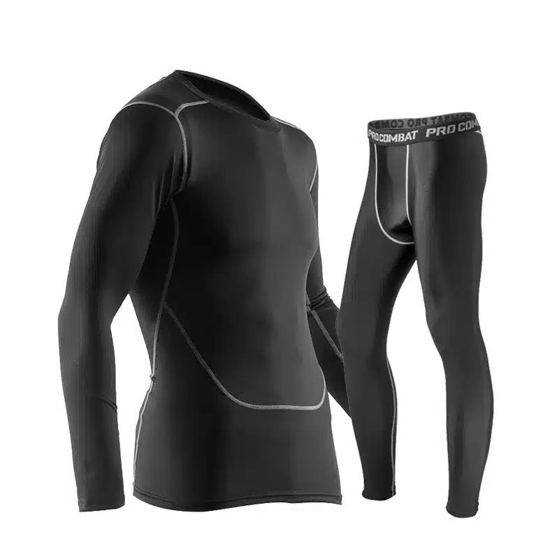 2018 New Thermal Underwear Sets Thermo Long Johns Mens Winter Warm Compression Quick Dry Pants Clothing For Men Pouch Leggings 13