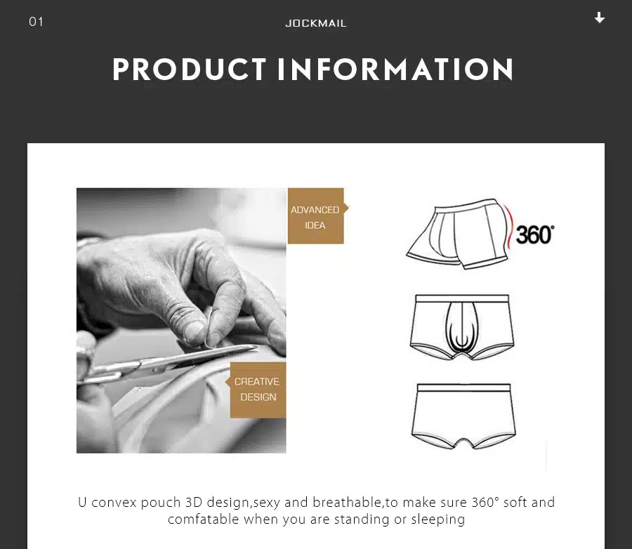 JOCKMAIL Brand Enhancing Mens Underwear Briefs Sexy Bulge Gay Penis pad Front + Back Magic buttocks Double Removable Push Up Cup 9