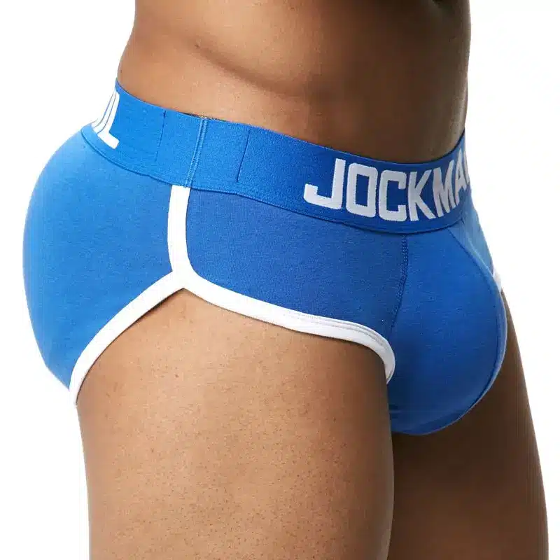 JOCKMAIL Brand Enhancing Mens Underwear Briefs Sexy Bulge Gay Penis pad Front + Back Magic buttocks Double Removable Push Up Cup 30