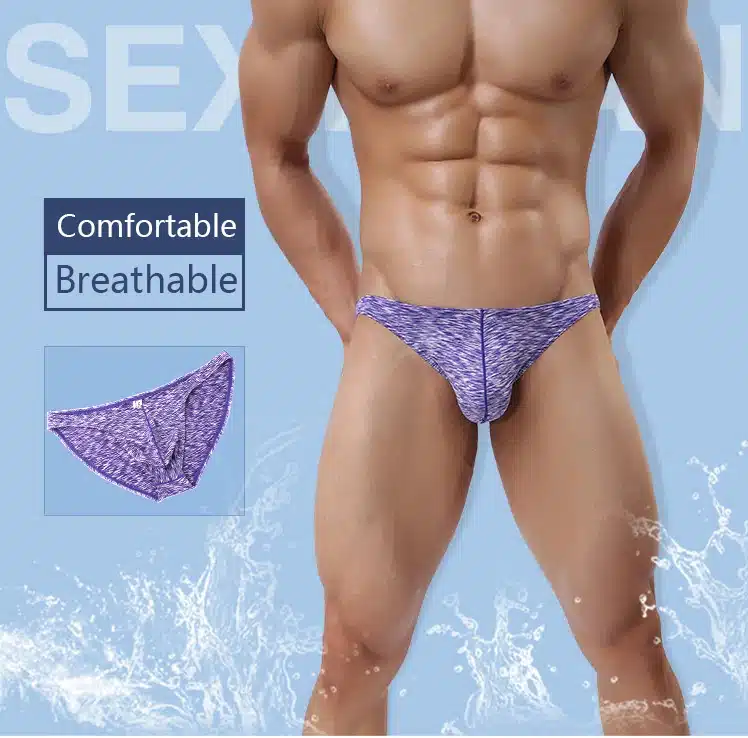 LOBEIOK new sexy men's briefs underpants men comfortable sexy Jockstrap 9 color M L XL XXL male underwear 2