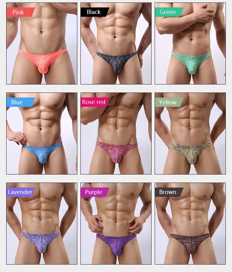 LOBEIOK new sexy men's briefs underpants men comfortable sexy Jockstrap 9 color M L XL XXL male underwear 4