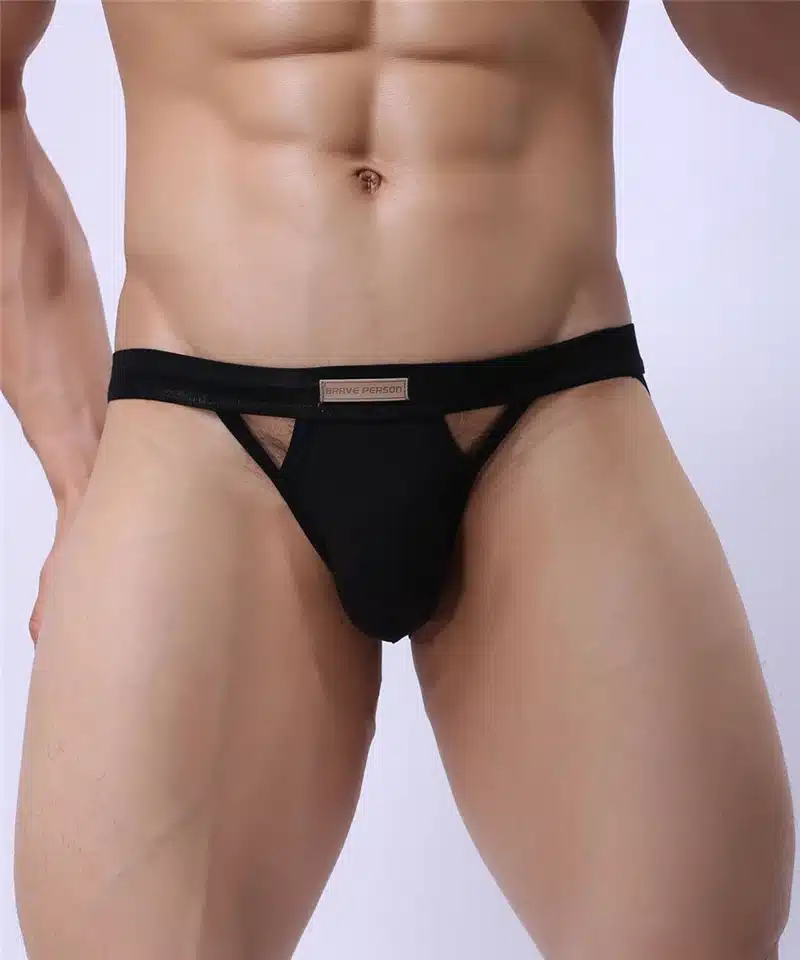 BRAVE PERSON Brand Men's Sexy Thongs Briefs Double D G-string Thong Men Tanga Gay Underwear Male Jockstraps B1158 17