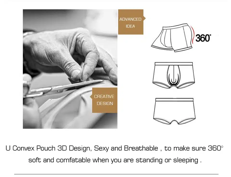 2018 Sexy Men Underwear Boxers Trunks Gay Pouch High Quality Designed Brand Penis Man Underwear Boxer Shorts Underpants H49 15