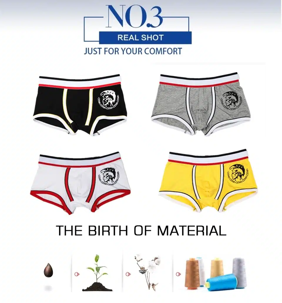 2018 Sexy Men Underwear Boxers Trunks Gay Pouch High Quality Designed Brand Penis Man Underwear Boxer Shorts Underpants H49 20