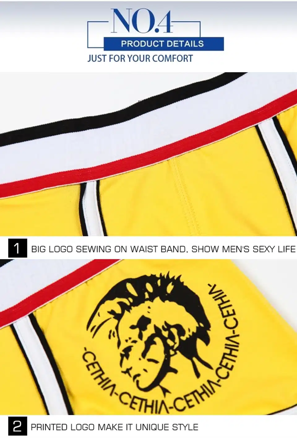 2018 Sexy Men Underwear Boxers Trunks Gay Pouch High Quality Designed Brand Penis Man Underwear Boxer Shorts Underpants H49 21