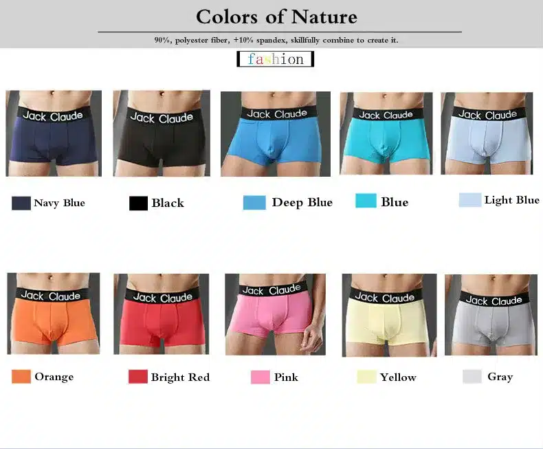 Hot Sale Men Male Underwear Men's Boxer Underwear Bermudas Masculina De Marca Boxer Shorts Underwear Sexy Ondergoed Men 4