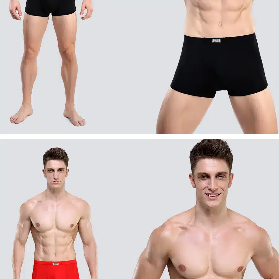 LIONZONE Men Boxer Shorts Brand Quality Sexy Underwear Modal Male Comfortable Solid Panties Underpants Cueca Boxers 24