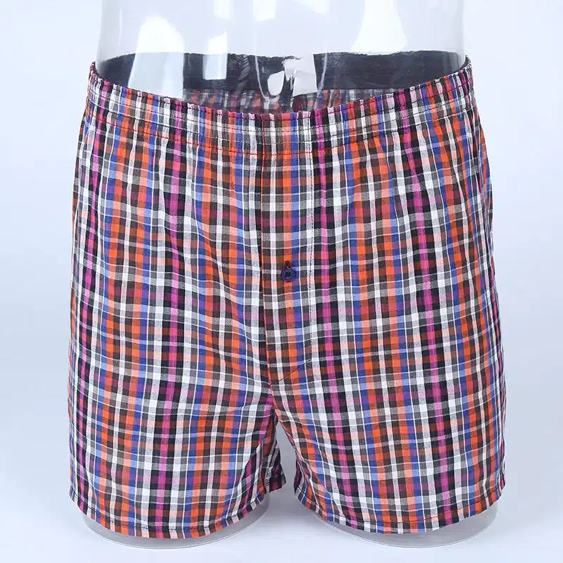 L-XXXXL Men's Underwear Loose Leisure Shorts Cotton Comfortable Men Boxer Shorts Fashion Boxers Men Lounge Home Wear Underwears 12
