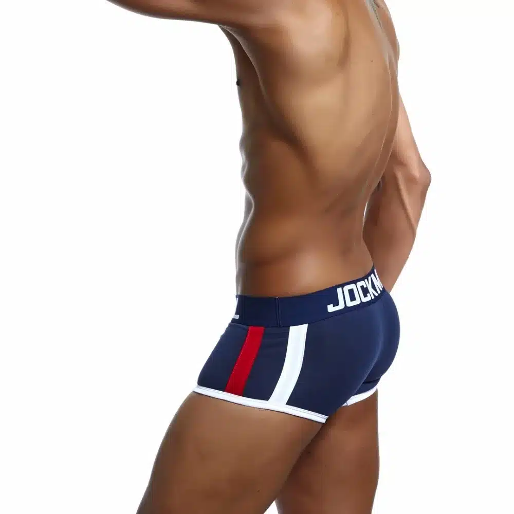 JOCKMAIL brand mens underwear boxers sexy Front Push up cup bulge enhancing gay underwear men boxer shorts Enlarge Underpants 13