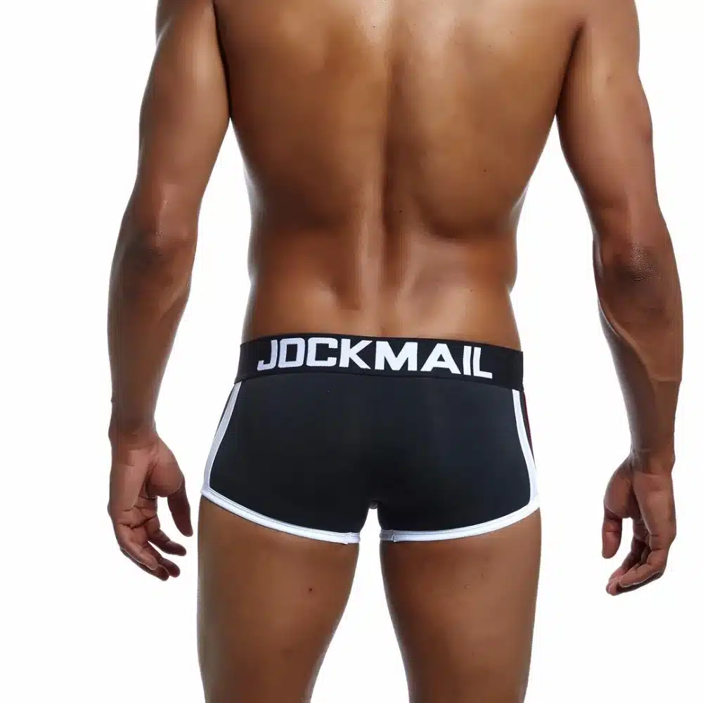 JOCKMAIL brand mens underwear boxers sexy Front Push up cup bulge enhancing gay underwear men boxer shorts Enlarge Underpants 26
