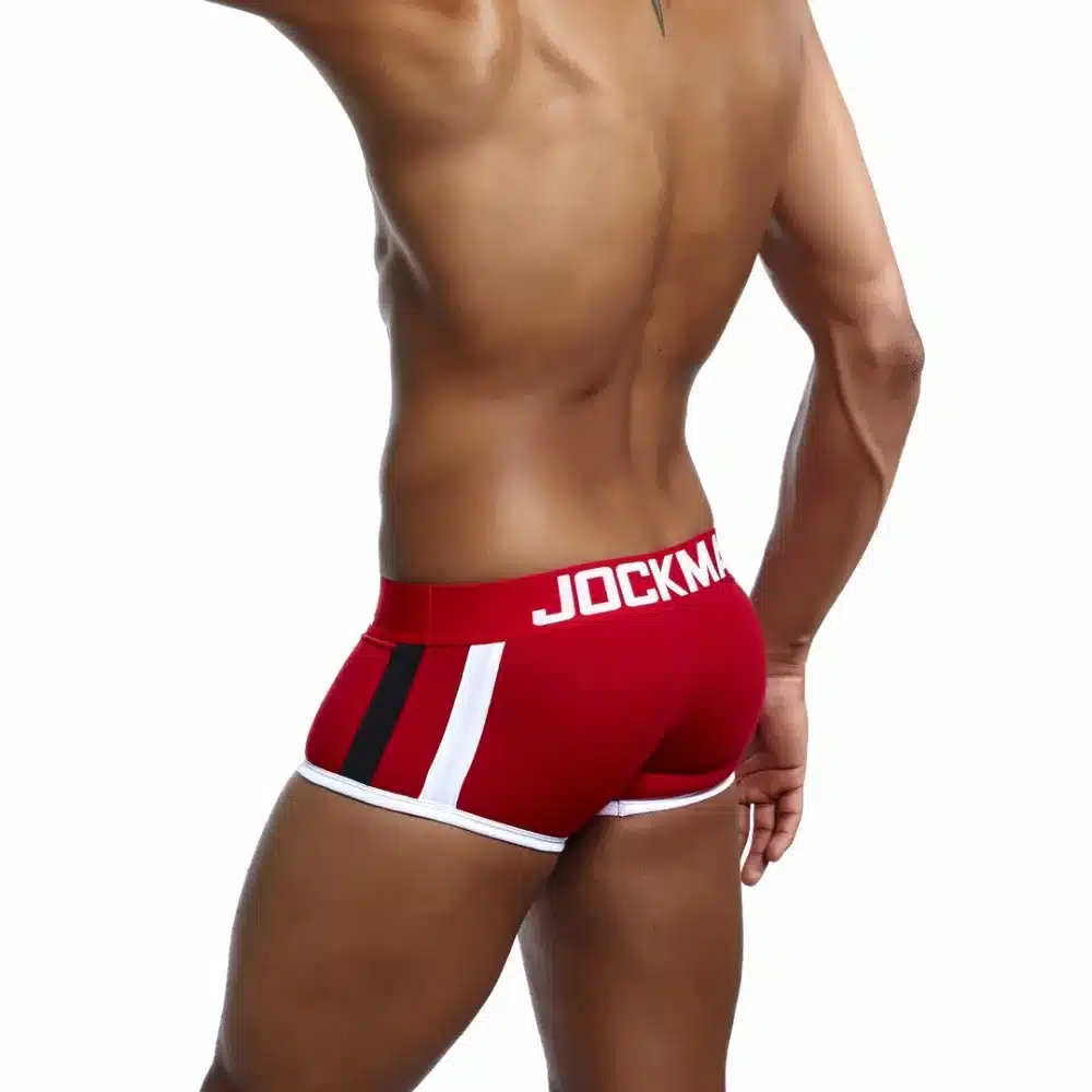JOCKMAIL brand mens underwear boxers sexy Front Push up cup bulge enhancing gay underwear men boxer shorts Enlarge Underpants 29