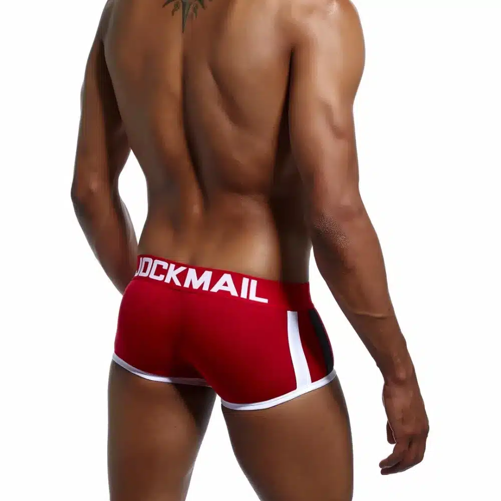JOCKMAIL brand mens underwear boxers sexy Front Push up cup bulge enhancing gay underwear men boxer shorts Enlarge Underpants 30