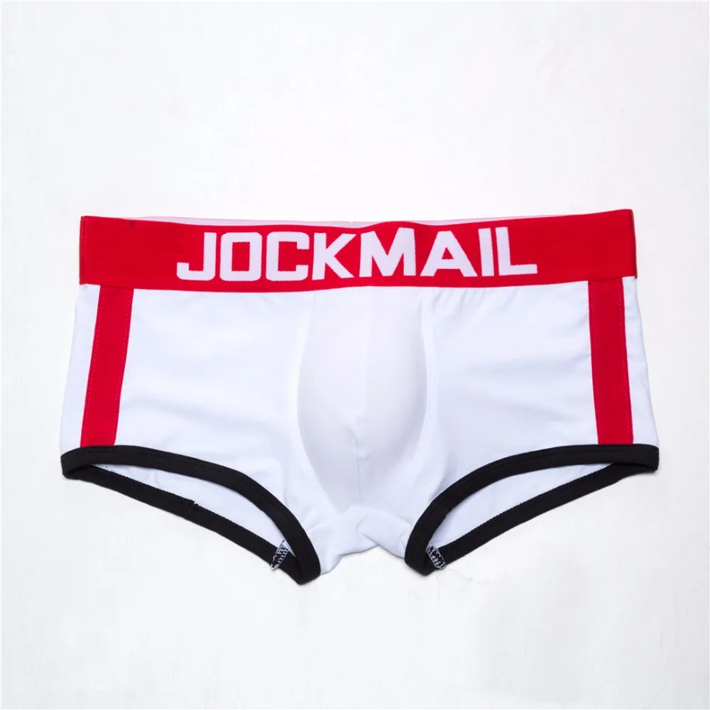 JOCKMAIL brand mens underwear boxers sexy Front Push up cup bulge enhancing gay underwear men boxer shorts Enlarge Underpants 31