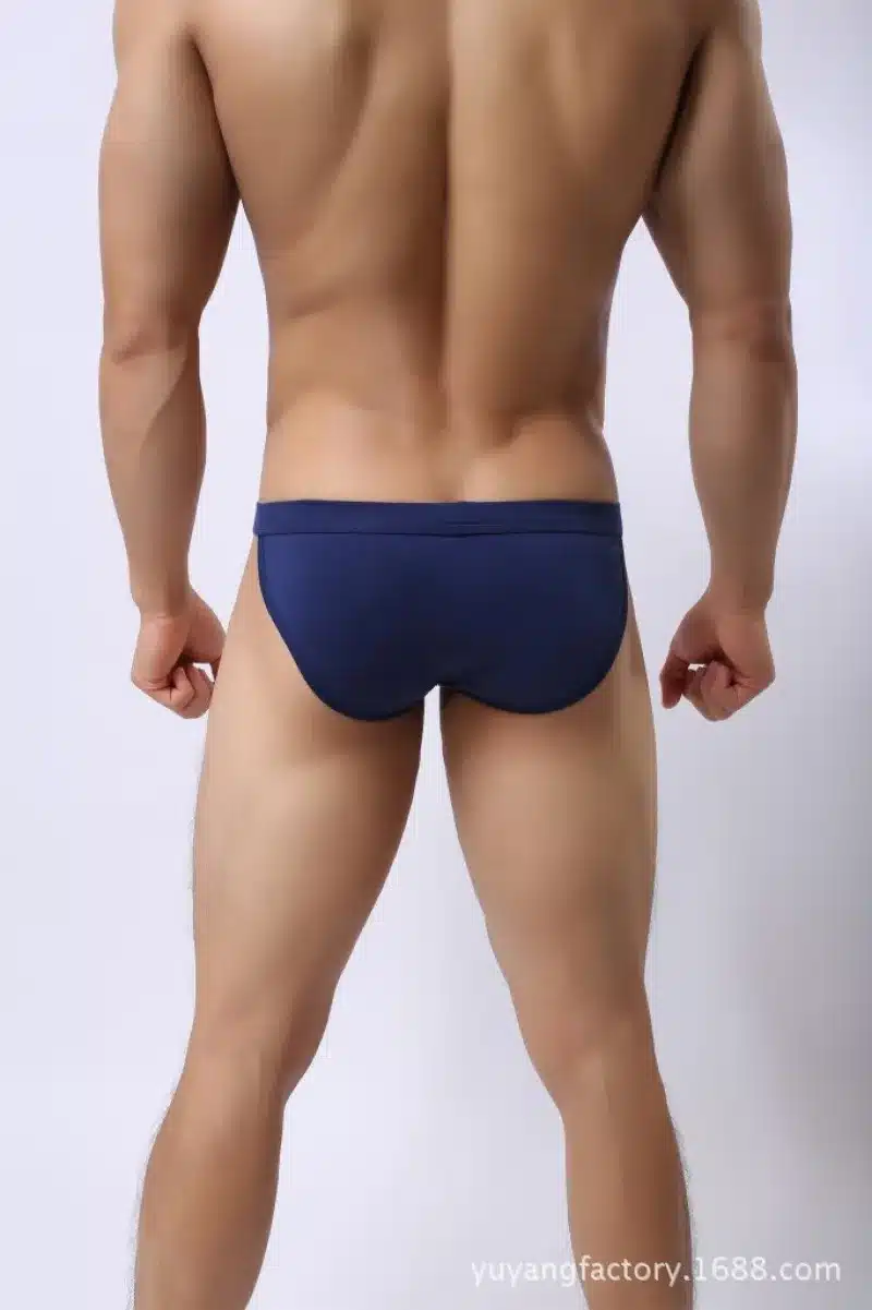 Sexy Solid Male Underwear Modal 3XL Large Size Gay Man Briefs Soft Low Waist Mens Panties Slip Cueca Calzoncillos Underpants 12