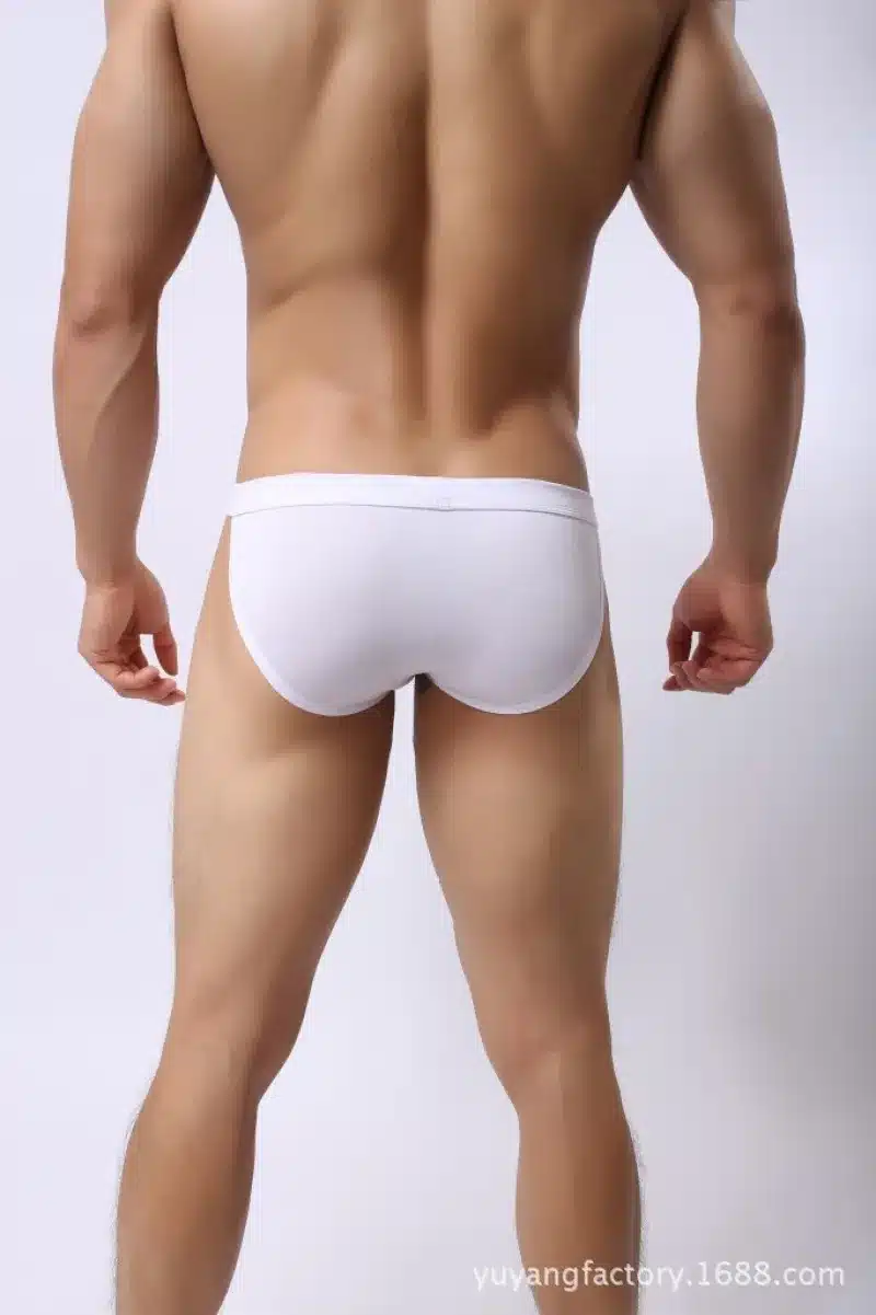 Sexy Solid Male Underwear Modal 3XL Large Size Gay Man Briefs Soft Low Waist Mens Panties Slip Cueca Calzoncillos Underpants 15