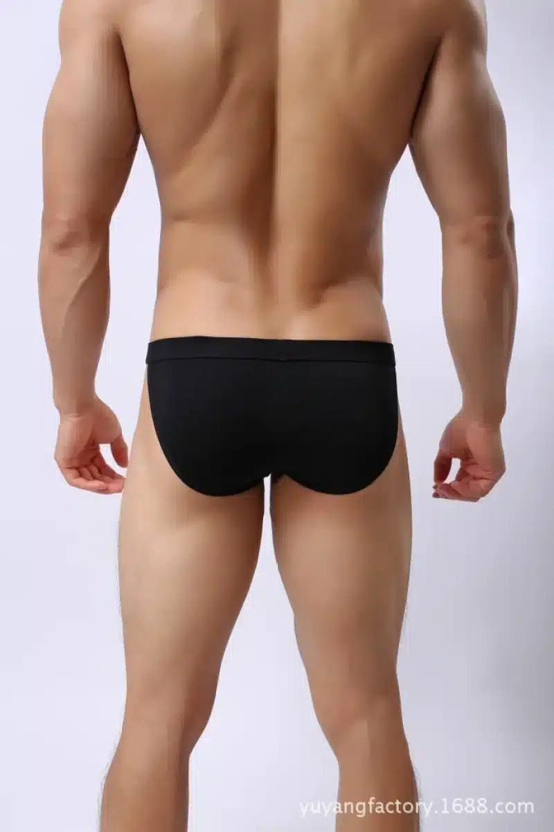 Sexy Solid Male Underwear Modal 3XL Large Size Gay Man Briefs Soft Low Waist Mens Panties Slip Cueca Calzoncillos Underpants 23