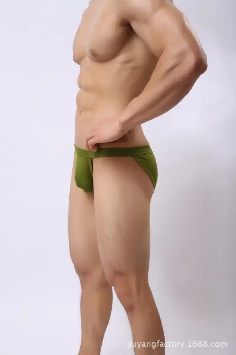 Sexy Solid Male Underwear Modal 3XL Large Size Gay Man Briefs Soft Low Waist Mens Panties Slip Cueca Calzoncillos Underpants 25