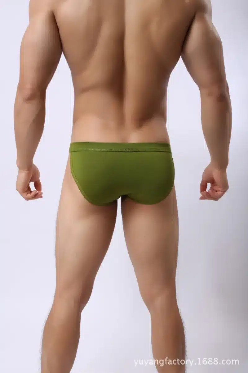 Sexy Solid Male Underwear Modal 3XL Large Size Gay Man Briefs Soft Low Waist Mens Panties Slip Cueca Calzoncillos Underpants 27