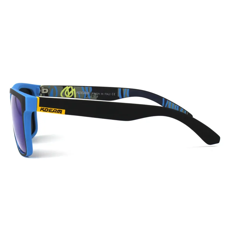 Fashion Guy's Sun Glasses From Kdeam Polarized Sunglasses Men Classic Design All-Fit Mirror Sunglass With Brand Box CE 25