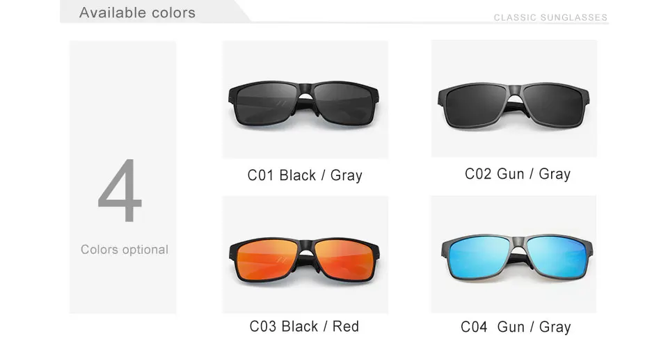 KINGSEVEN Men Polarized Sunglasses Aluminum Magnesium Sun Glasses Driving Glasses Rectangle Shades For Men Oculos masculino Male 14