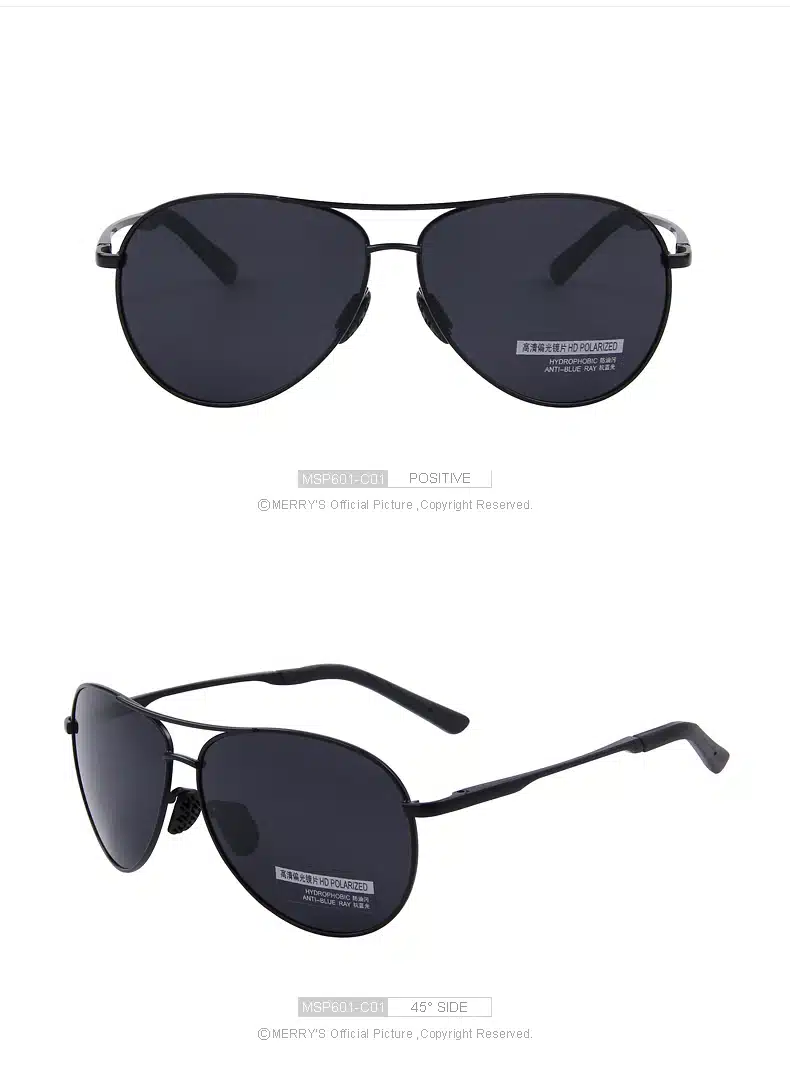 MERRY'S Fashion Men's UV400 Polarized Sunglasses Men Driving Shield Eyewear Sun Glasses 19
