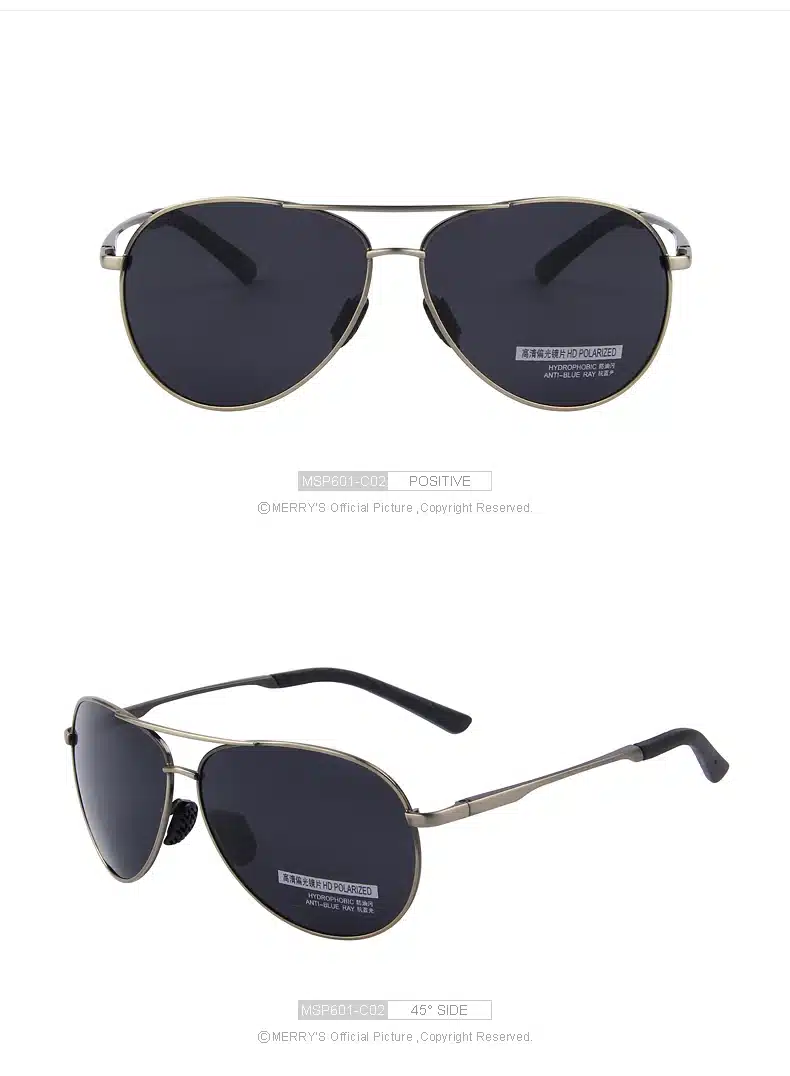 MERRY'S Fashion Men's UV400 Polarized Sunglasses Men Driving Shield Eyewear Sun Glasses 21