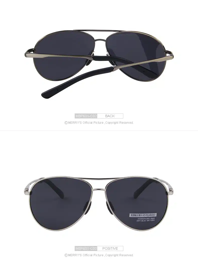 MERRY'S Fashion Men's UV400 Polarized Sunglasses Men Driving Shield Eyewear Sun Glasses 22