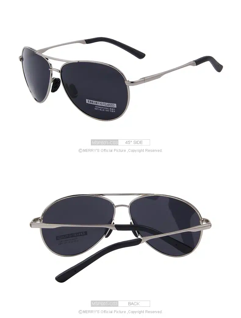 MERRY'S Fashion Men's UV400 Polarized Sunglasses Men Driving Shield Eyewear Sun Glasses 23
