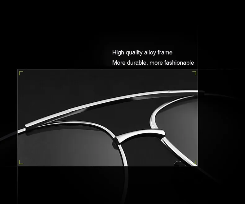 VEITHDIA Men's Sunglasses Brand Designer Pilot Polarized Male Sun Glasses Eyeglasses gafas oculos de sol masculino For Men 1306 18