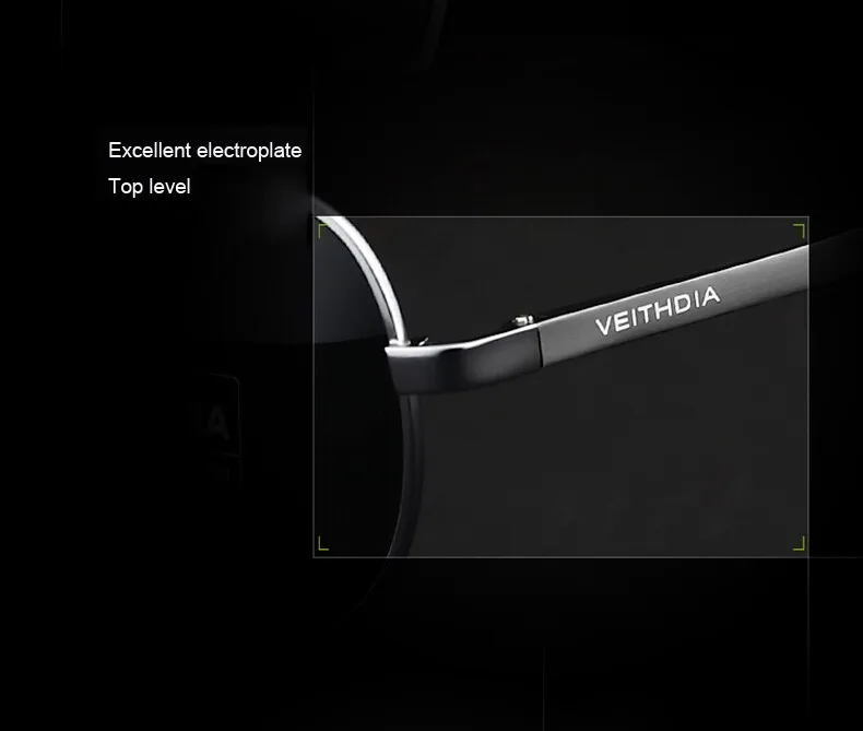 VEITHDIA Men's Sunglasses Brand Designer Pilot Polarized Male Sun Glasses Eyeglasses gafas oculos de sol masculino For Men 1306 19