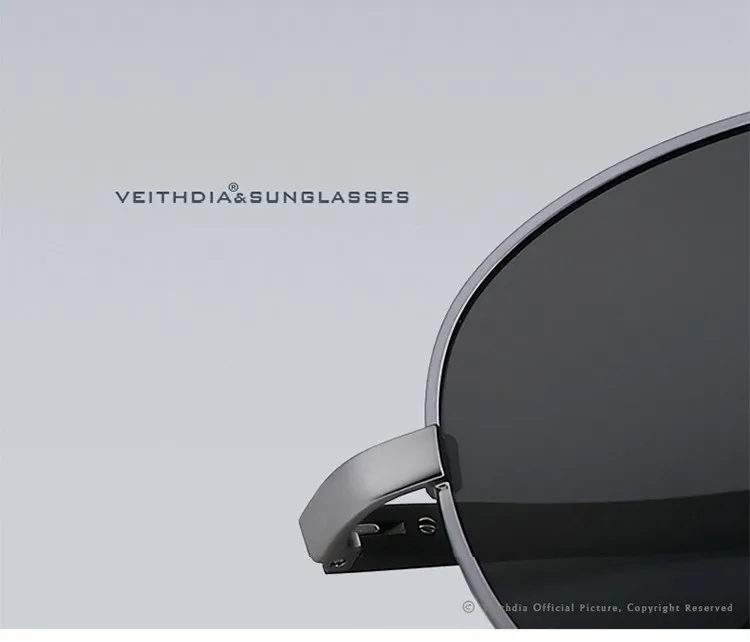 VEITHDIA Men's Sunglasses Brand Designer Pilot Polarized Male Sun Glasses Eyeglasses gafas oculos de sol masculino For Men 1306 25