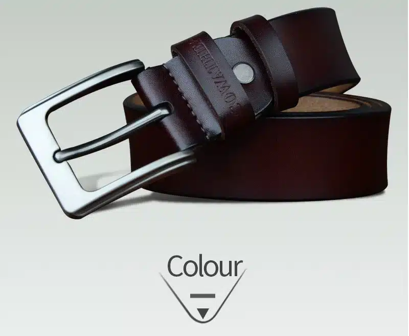 COWATHER men belt cow genuine leather designer belts for men high quality fashion vintage male strap for jaens cow skin XF002 7