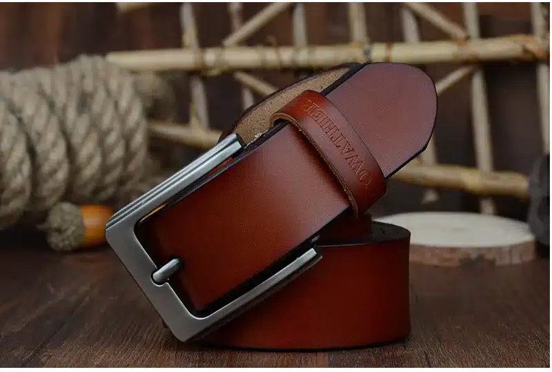 COWATHER men belt cow genuine leather designer belts for men high quality fashion vintage male strap for jaens cow skin XF002 18