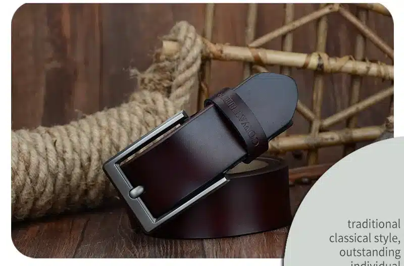 COWATHER men belt cow genuine leather designer belts for men high quality fashion vintage male strap for jaens cow skin XF002 24