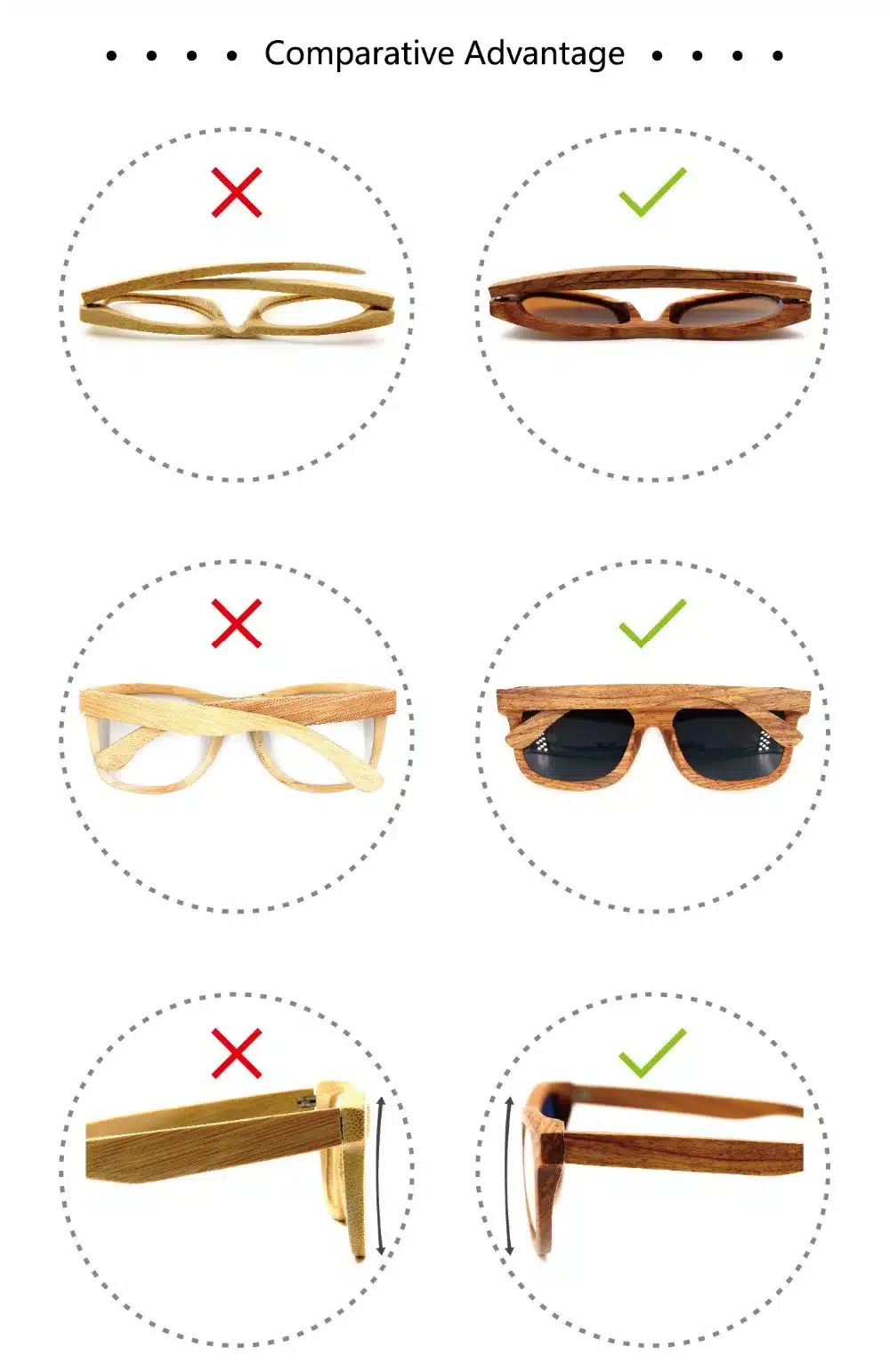 Angcen 2017 New fashion Products Men Women Glass Bamboo Sunglasses au Retro Vintage Wood Lens Wooden Frame Handmade ZA03 17
