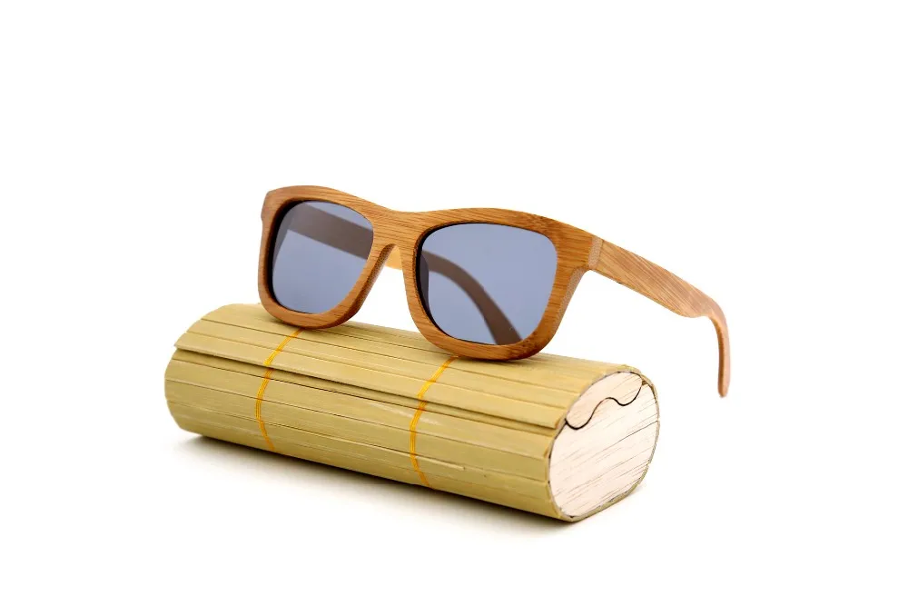 Angcen 2017 New fashion Products Men Women Glass Bamboo Sunglasses au Retro Vintage Wood Lens Wooden Frame Handmade ZA03 19