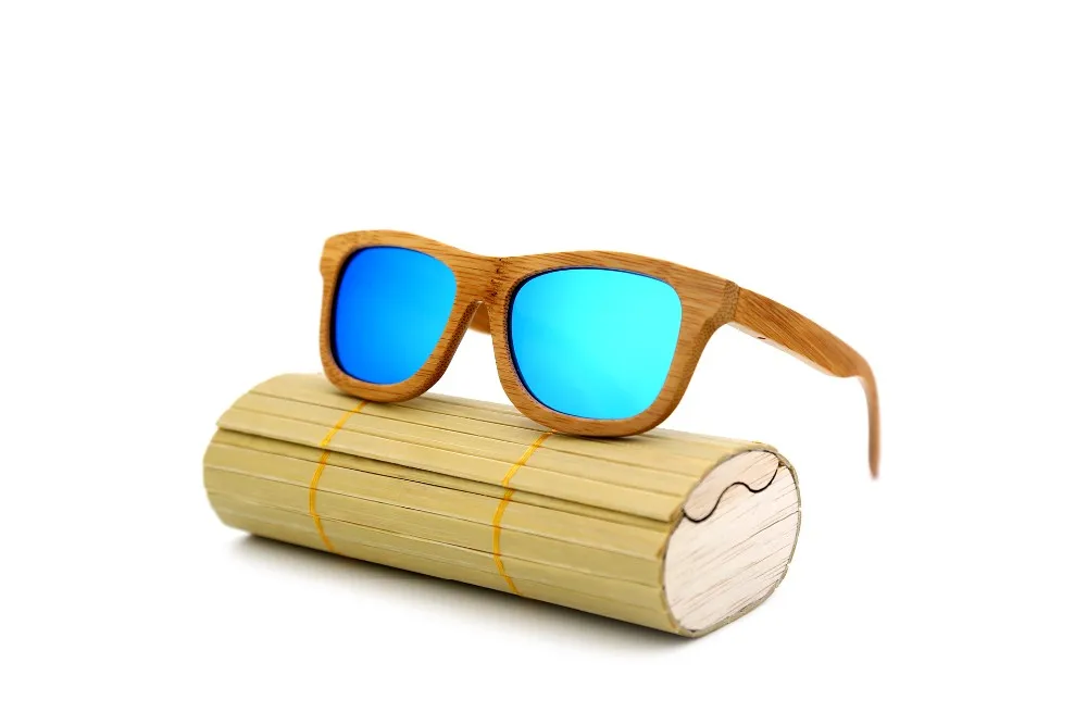 Angcen 2017 New fashion Products Men Women Glass Bamboo Sunglasses au Retro Vintage Wood Lens Wooden Frame Handmade ZA03 20