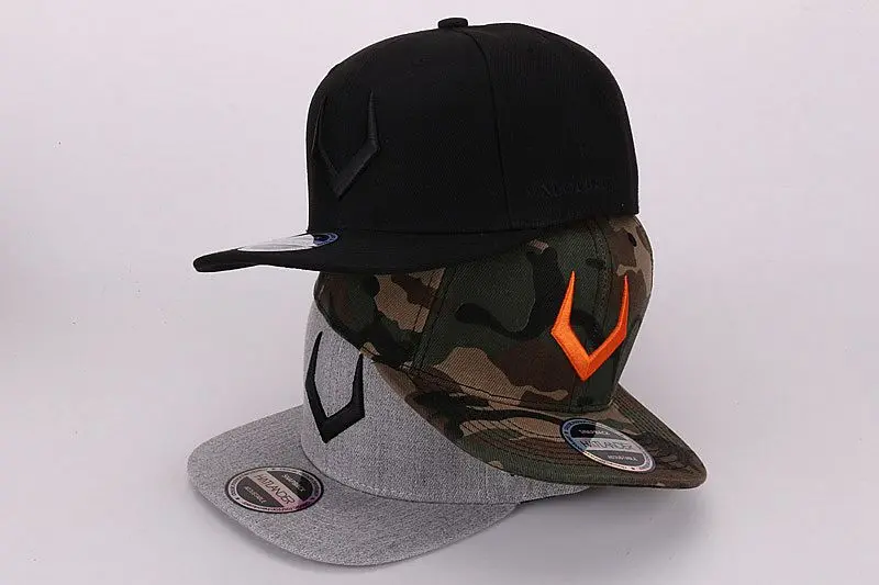 High quality grey wool snapback 3D pierced embroidery hip hop cap flat bill baseball cap for men and women 16