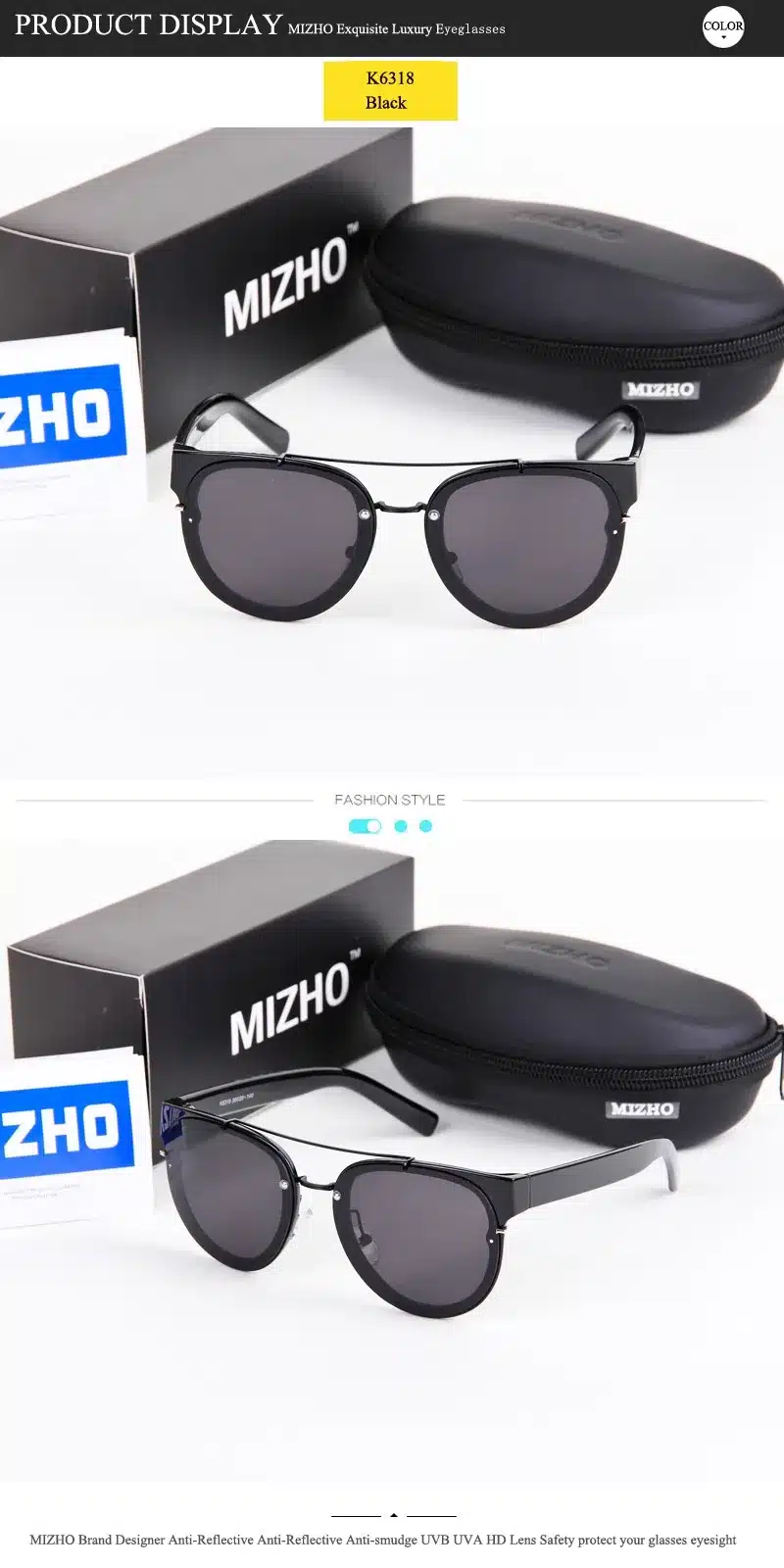 MIZHO Minus Reflection Effects Lens Unisex Sunglasses Women Steampunk Designer Small Face 2017 Sun Glasses Men Round Mirror 19
