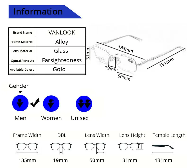Men's Reading Glasses Glass Farsightedness +50 +75 +100 +125 +150 +175 200 +225 +250 +275 +325 +350 +375 400 +450 +500 +550 +600 3