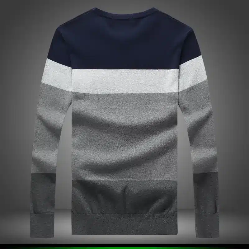 BSETHLRA 2018 New Sweater Men Autumn Hot Sale Top Design Patchwork Cotton Soft Quality Pullover Men O-neck Casual Brand Clothing 14