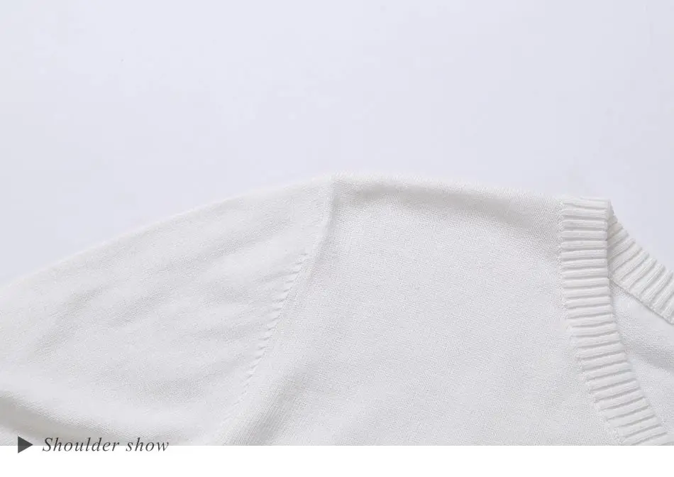New Autumn Winter Fashion Brand Clothing Men's Sweaters V-Neck Solid Color Slim Fit Men Pullover 100% Cotton Knitted Sweater Men 29