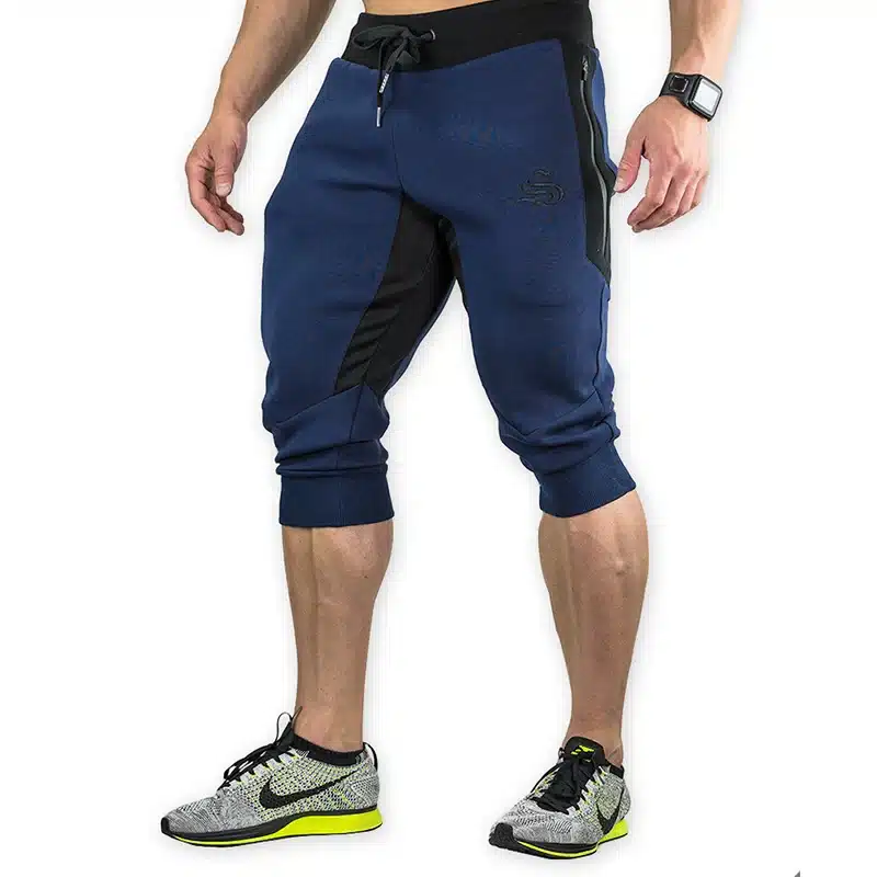 2017 NEW Summer Brand Mens Jogger Sporting Thin Shorts Men Black Bodybuilding Short Pants Male Fitness Gyms Shorts for workout 17